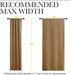 NICETOWN RV Blackout Curtains for Camper Windows, Kitchen Curtains, Short - Image 5