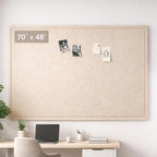 Large Felt Bulletin Board for Wall, Soft Felt Cork Board for Office, Home by CreateYourIdealSpace