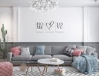 GUBIYU Home Love Wall Decor Set of 3 Prints Modern Black and White Wall Art - Image 3