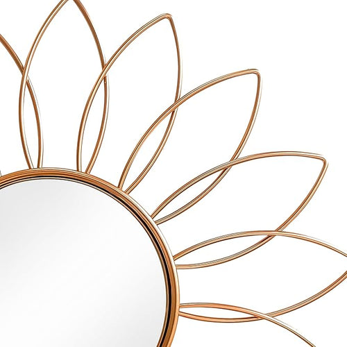 3 Pack Metal Mirrors for Wall Sunburst Wall Mirrors Home Décor Decorative - Image 2