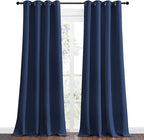 NICETOWN Navy Blackout Curtains 108" Long - Image 2