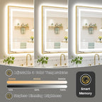 66x36 Inch LED Bathroom Mirror - Image 5