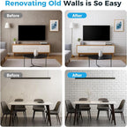 30 Pcs 3D Wall Panels, Self Adhesive Waterproof Foam Faux Brick Paneling - Image 4