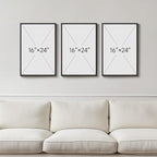 Framed Boho Mid Century Modern Wall Art - Image 9