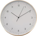 LUUK LIFESTYLE Silent Quartz wall Clock, Nordic and Minimalist Design, Interior by LUUKLIFESTYLE
