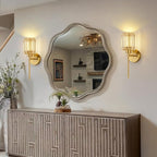 Crystal Battery Operated Wall Sconces, Brushed Gold Rechargeable Wireless Wall - Image 7