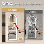 Koonmi Full Length Mirror with LED Lights 65"x26" with Dimming & 3 Color - Image 2