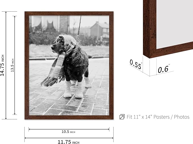 Poster Master Dog Dressed for Winter Print - Image 3