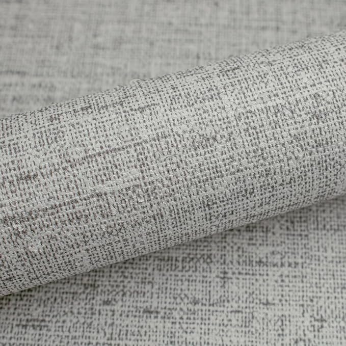 Gray Grasscloth Peel and Stick Wallpaper Textured Contact Paper 15.7inch x - Image 4