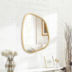 Irregular Asymmetrical Mirror Wall Mounted, Unique Vanity Mirror, Shaped - Image 2