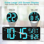 XREXS Large Digital Wall Clock - Image 3