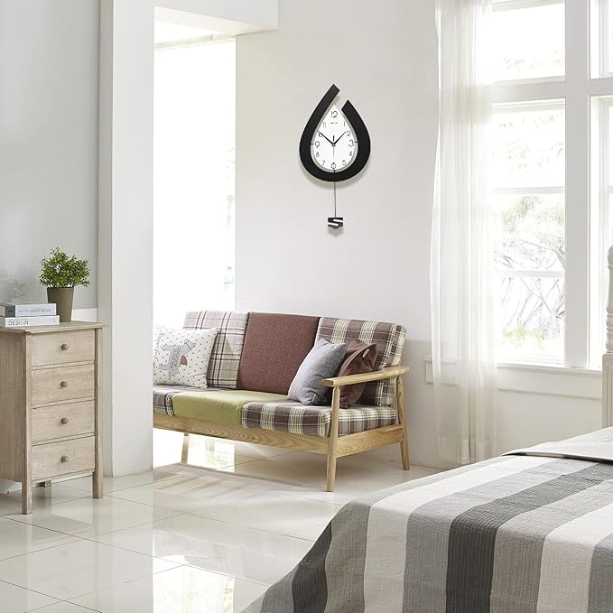 Large Wall Clock for Living Room Decor Big Pendulum Modern Wall Clock Silent - Image 8