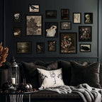 ANERZA 16 PCS Framed Dark Academia Room Decor, Gothic Home Decor, Moody Wall - Image 6