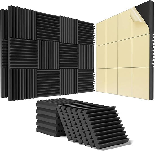 24 Pack Sound Proof Foam Panels by HEMRLY