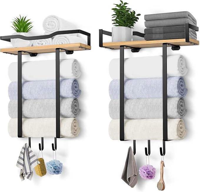 Towel Racks for Bathroom, Wall Mounted Towel Rack for Bathroom, Wall Towel Rack - Image 5