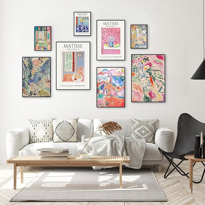 uniro Matisse Wall Art Prints, Matisse Eclectic Wall Decor, Henri Matisse - Image 4
