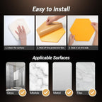 12 Pack Hexagon Acoustic Panels, TONOR 12"x 10"x 04" High Density Sound Proof - Image 7