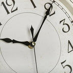Peohud Silent Wall Clock, 12 Inch Vintage Non Ticking Quartz Battery Operated - Image 4