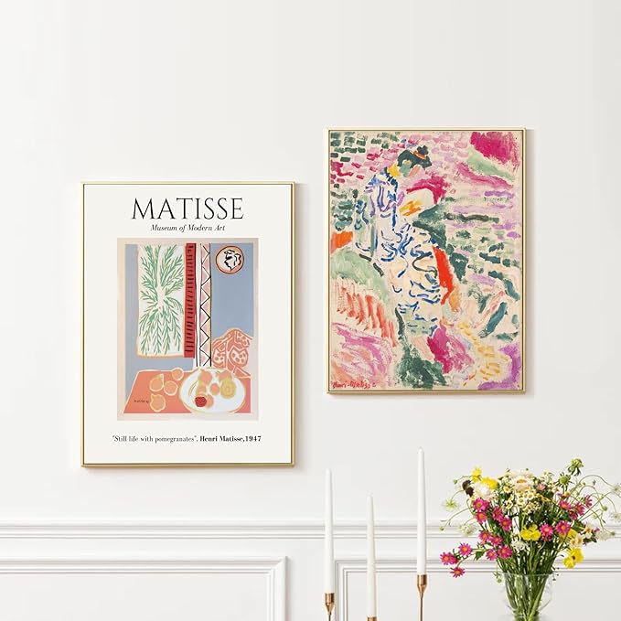 uniro Matisse Wall Art Prints, Matisse Eclectic Wall Decor, Henri Matisse - Image 5