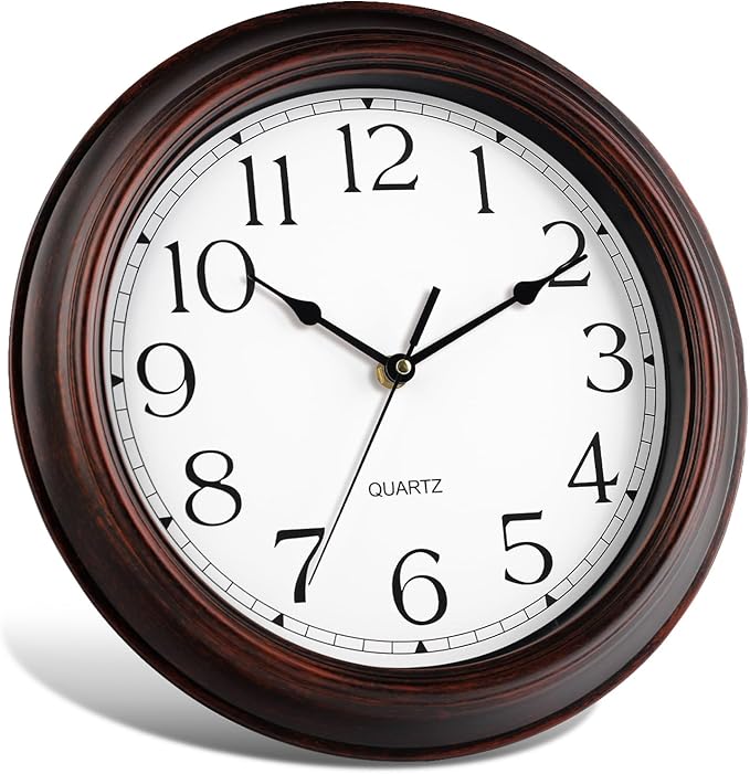 KECYET Wall Clocks Battery Operated Silent Non-Ticking Wall Clock 8.5 Inch - Image 2