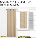 NICETOWN Bedroom Blackout Curtains Panels, 1 Pair, 55 inches by 92 Inch - Image 5