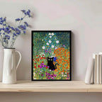 Hamduker Canvas Wall Art Cat Decor - Image 4