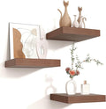 Square Floating Shelves for Wall 8"W x 8"D x 1.2"H, Small Engineered Wood Wall by Venusmiles