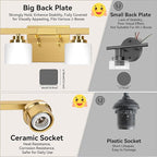 4-Light Bathroom Light Fixtures, Classic Wall Light Fixture - Image 7