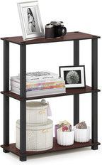 Furinno TURN-S-TUBE Storage Shelves, 3-Tier Book Shelf, Corner Shelf, Toolless by Furinno-FitsYourSpaceFitsYourBudget