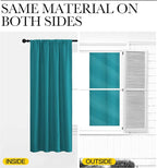 NICETOWN Blackout Curtains for RV Windows, Peacock Blue, 2 Panels, Room - Image 5