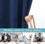 RYB HOME Blackout Curtains Soundproof Energy Saving Insulating Privacy Room - Image 5