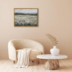 OIQArtOIQ Vintage Wildflowers Landscape Wall Art Framed Floral Natural Scenery - Image 4