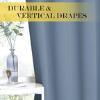 NICETOWN Sliding Door Window Treatment Blackout Patio Door Curtain Panels - Image 4