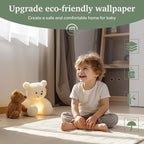 Dimoon 17.7''x236'' Peel and Stick Wallpaper Light Green Contact Paper - Image 3
