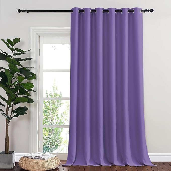 NICETOWN Blackout Sliding Glass Door Curtains, Room Darkening Thermal Insulated by NICETOWN