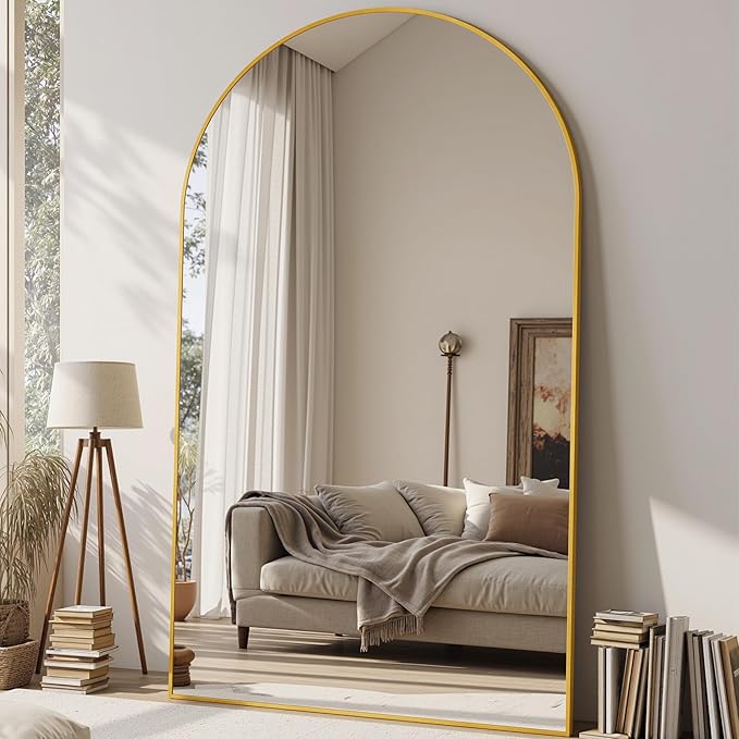 Suidia 76"x44" Arched Full Length Mirror by SuidiaMirror