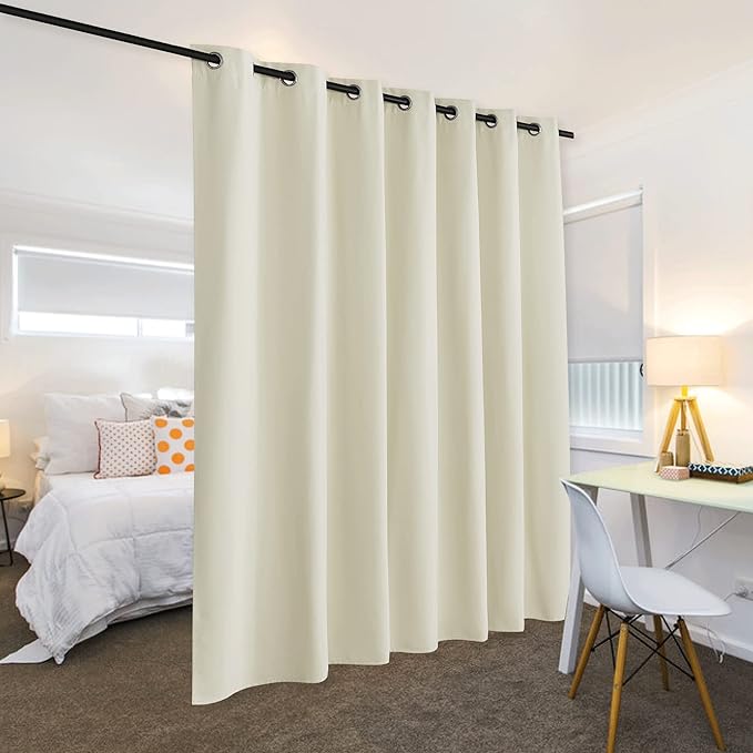 RYB HOME Blackout Curtains Soundproof Energy Saving Insulating Privacy Room - Image 3