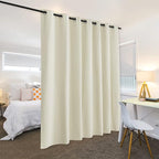 RYB HOME Extra Wide Curtains for Divider Room Separation Soundproof Temporary - Image 3