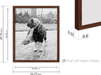 Poster Master Dog Dressed for Winter Print - Image 3
