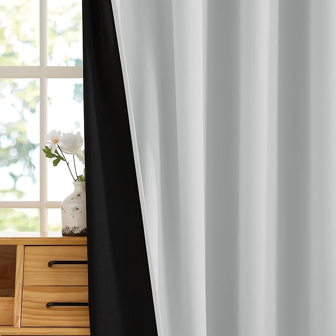 RYB HOME 100% Blackout Room Divider Curtains - Image 7