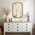 WallBeyond 20" x 30" Rounded Corner Arch Wall Mirror - Image 3