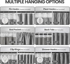 Extra Wide Blackout Curtains Room Separator - Image 2