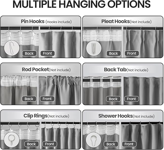 Floor to Ceiling Curtain for Wall Ceiling Mount Track - Image 2