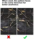 Chejiaye 10pcs Marble Peel and Stick Backsplash Waterproof Washroom Wall Panels - Image 8