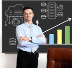 Lockways Magnetic Chalkboard 72 x 40 Inches, Aluminum Frame Large Blackboard - Image 3