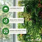 Artificial Grass Wall Backdrop Panels, Faux Boxwood Panels - Image 2