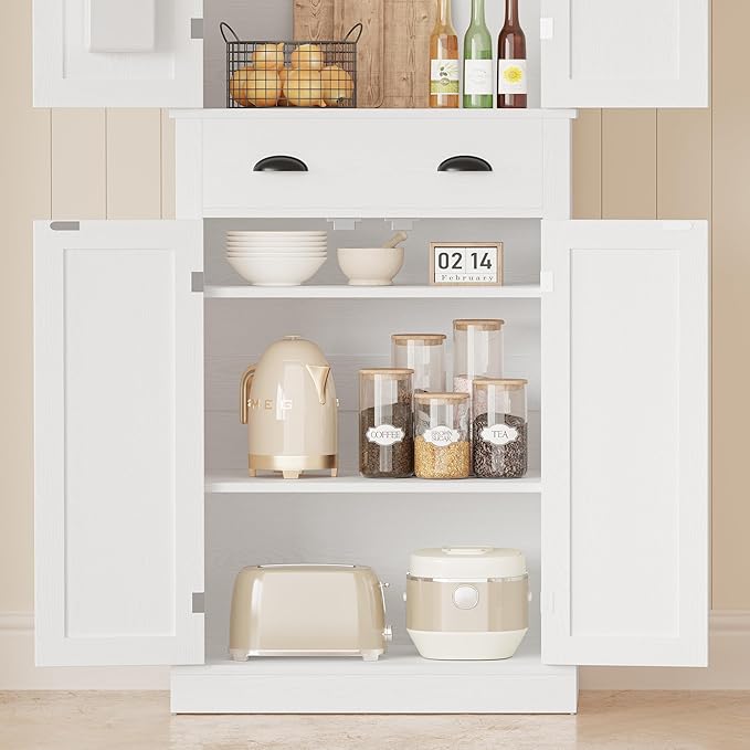 IRONCK Kitchen Pantry Storage Cabinet 72.6" H x 24" W, - Image 8