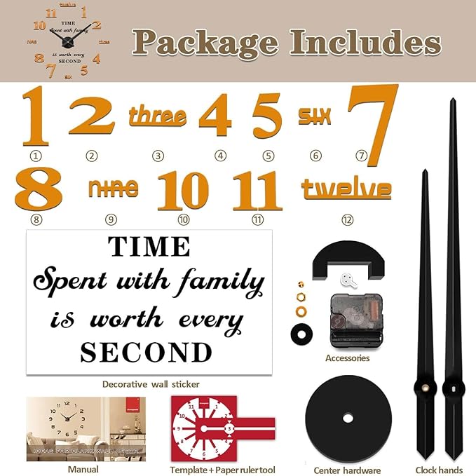 VANGOLD Design Decorative Wall Clock - Image 5