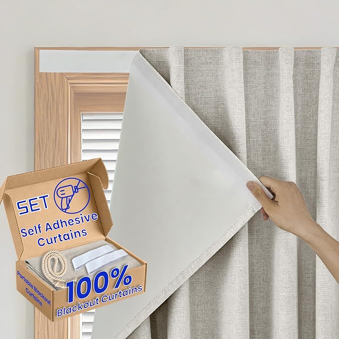 Peel & Stick 100% Blackout Panel by Sovtfides