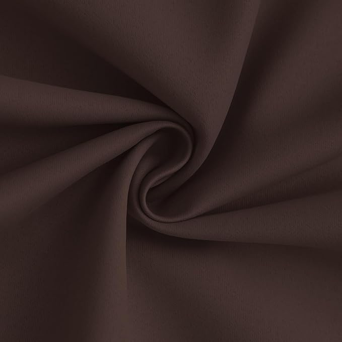 Yakamok 100% Blackout Curtain Panels 84 inches Cold and Light Blocking Drapes - Image 3